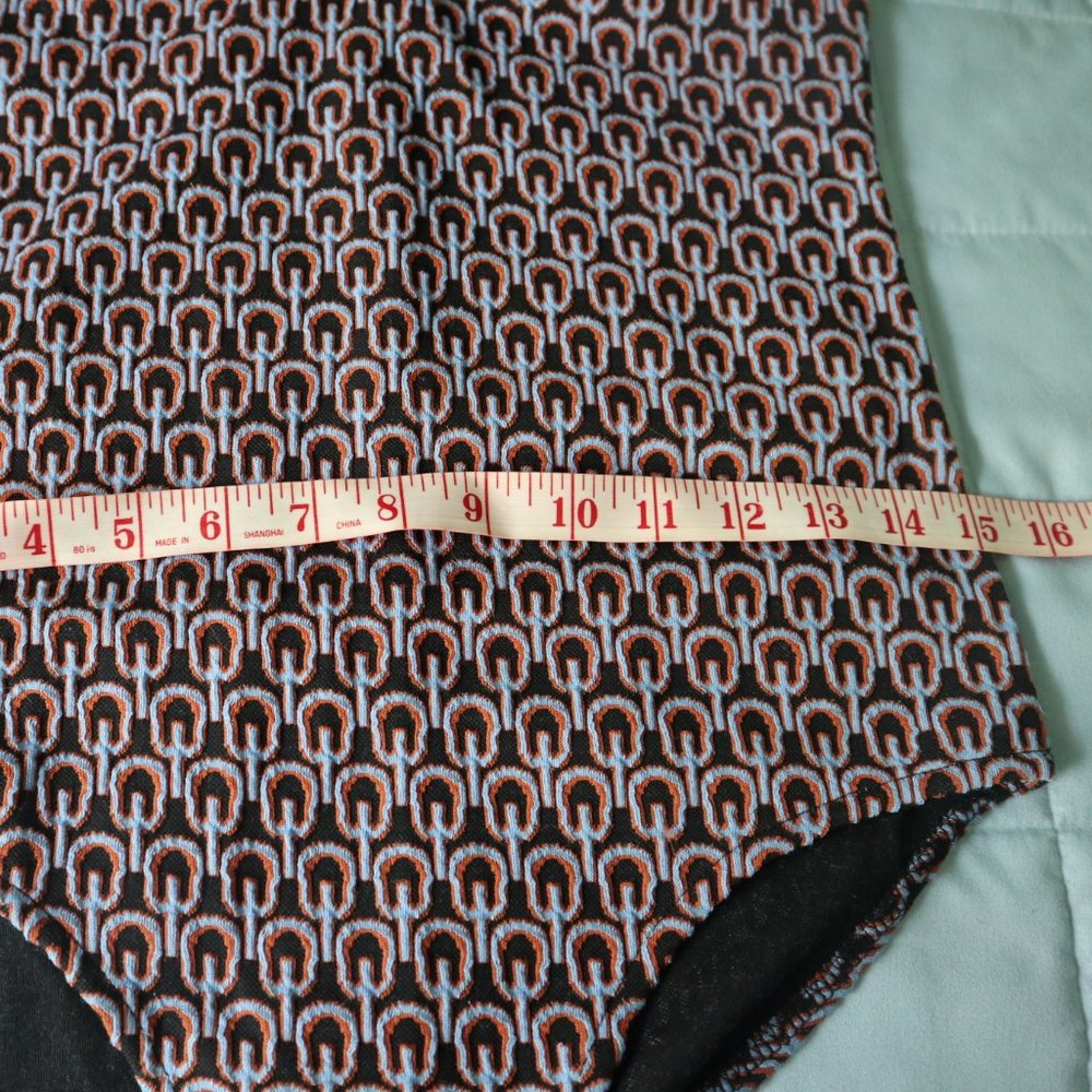 ZARA Printed Jacquard Bodysuit - Picture 8 of 9